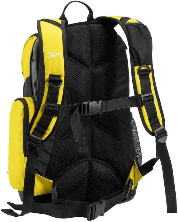 Speedo UnisexAdult Large Teamster Backpack 35LiterBlazing YellowBlack