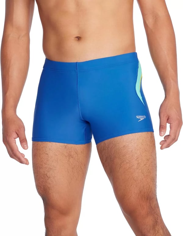 imageSpeedo Mens Swimsuit Square Leg Eco Flex BeachstarBitter Lime