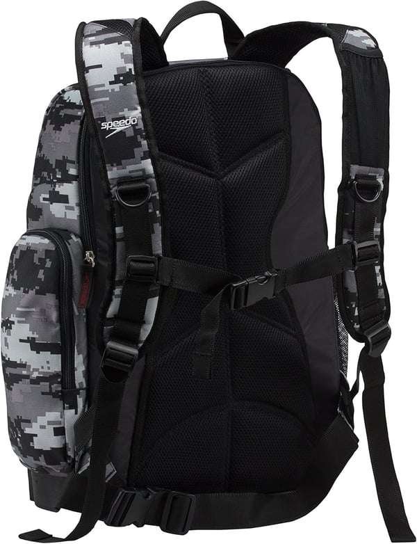 imageSpeedo Unisex Large Teamster 20 Backpack 35Liter  Speedo BlackDigi Camo Grey