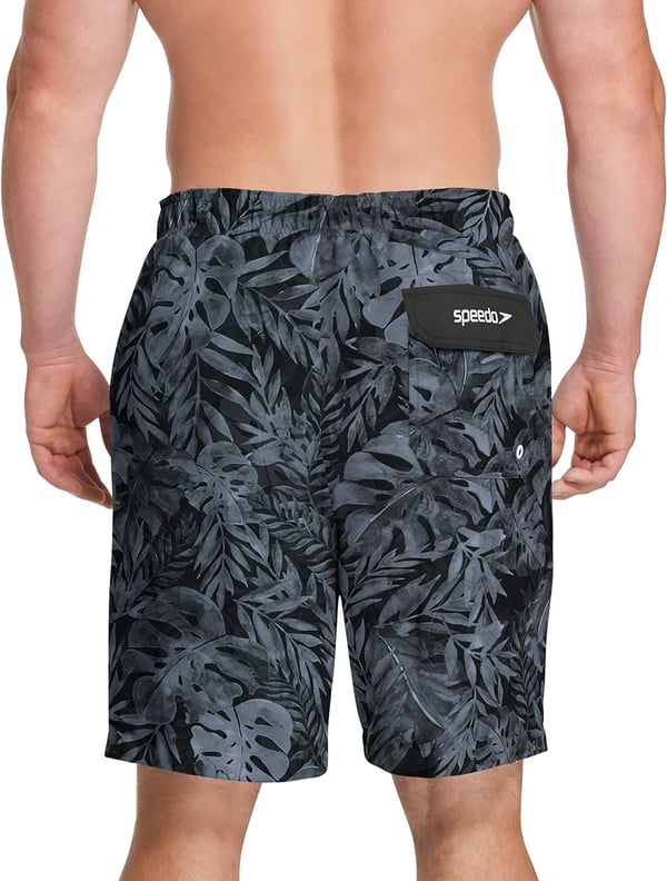 Speedo Mens Swim Trunk Big and Tall RedondoJungle Anthracite