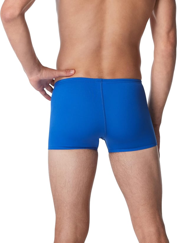 Speedo Mens Swimsuit Square Leg Endurance SolidSpeedo Blue