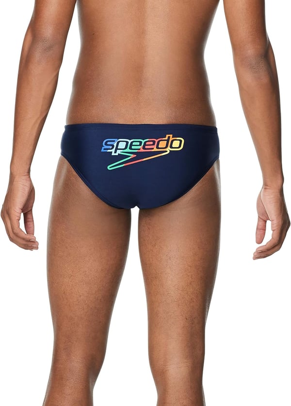 Speedo Mens Swimsuit Brief Endurance The One GraphicPeacoat