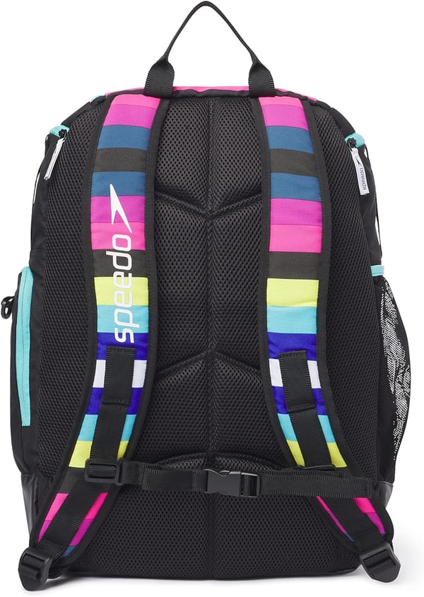 Speedo Unisex Large Teamster 20 Backpack 35Liter Rainbow PrideFluo Arctic Pipeline Depths