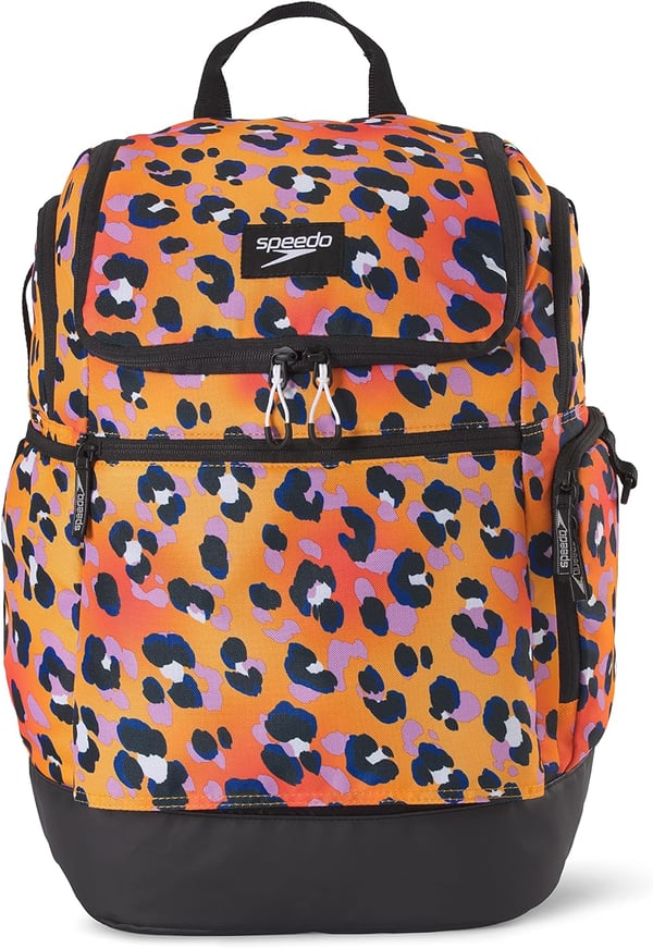 Speedo Unisex Large Teamster 20 Backpack 35Liter Rainbow PrideCheetah Orange Pop 20