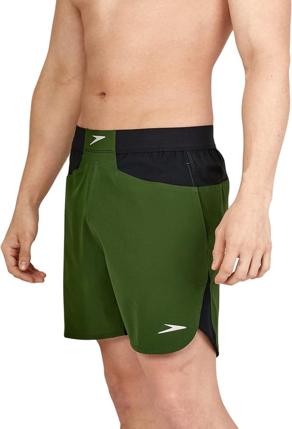 Speedo Mens Swim Trunk Short Length Fitness TrainingDouglas Fir