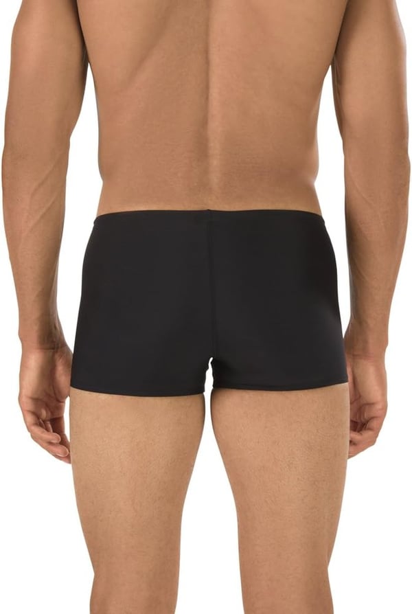 Speedo Mens Swimsuit Square Leg Endurance SolidSpeedo Black