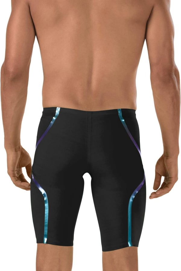 Speedo Mens Swimsuit Jammer High Waist LZR Racer XBlackBlue