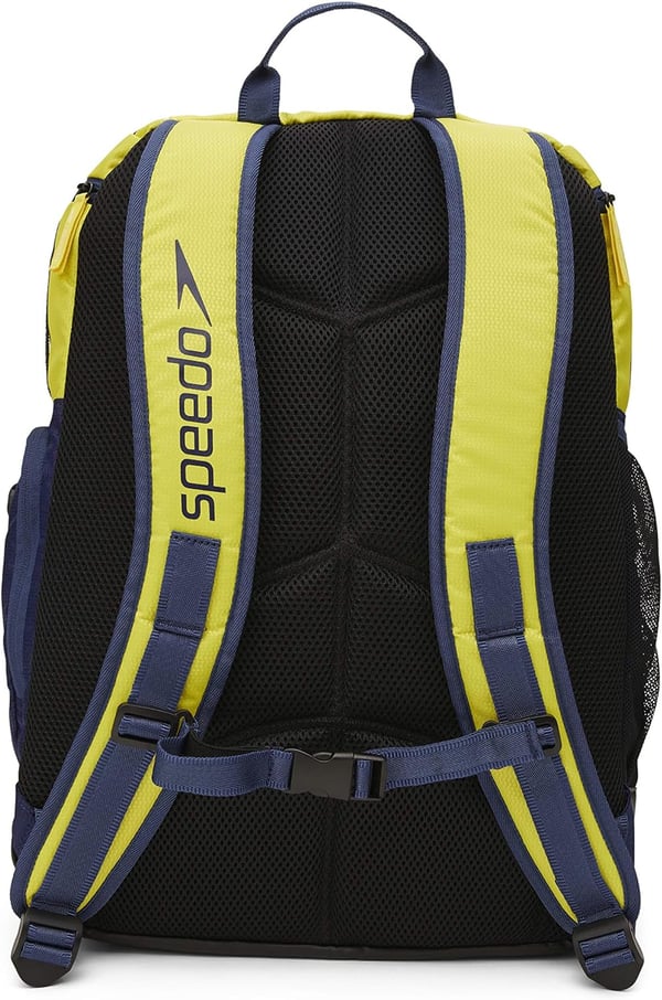 Speedo Large Teamster Backpack 35literNavyYellow 20