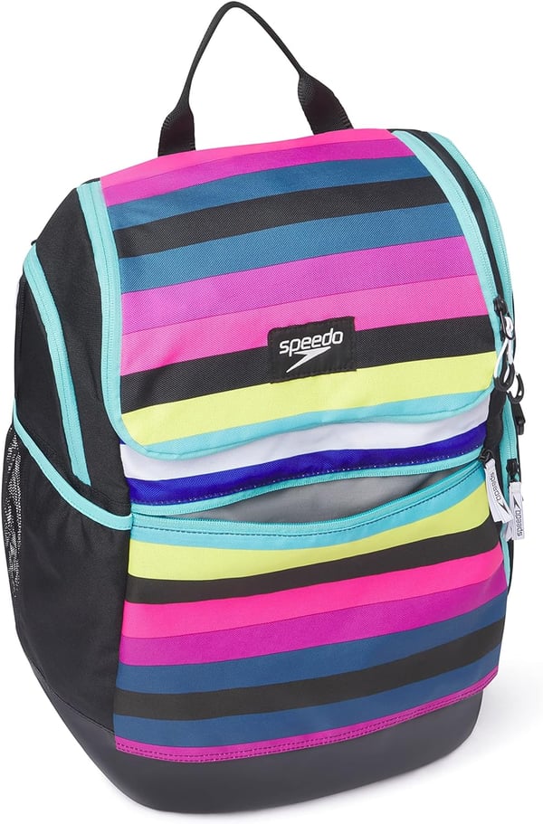 Speedo Unisex Large Teamster 20 Backpack 35Liter Rainbow PrideFluo Arctic Pipeline Depths