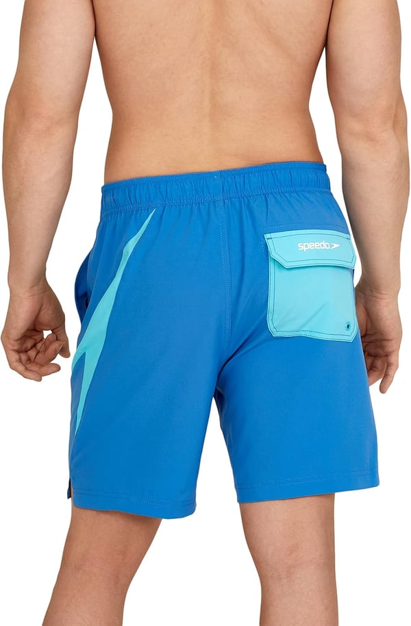 imageSpeedo Mens Swim Trunk Mid Length Redondo SolidBoom Palace Blue