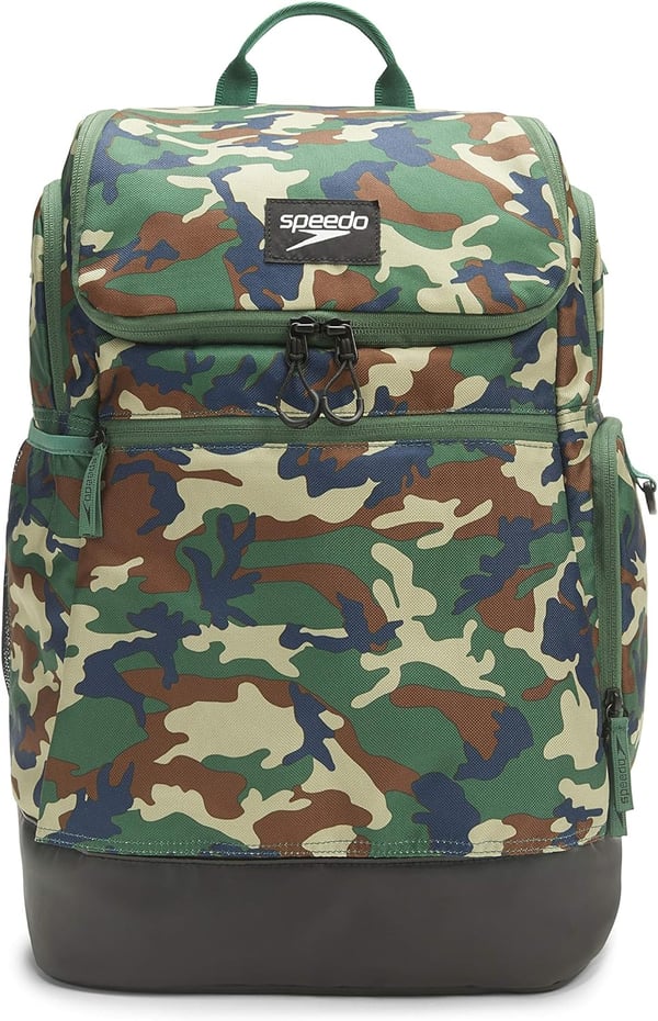 Speedo Large Teamster Backpack 35Liter Camo Green 20 One SizeOne Size Camo Green 20