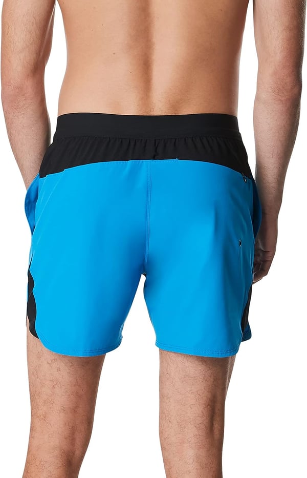 Speedo Mens Swim Trunk Short Length Fitness TrainingBrilliant Blue