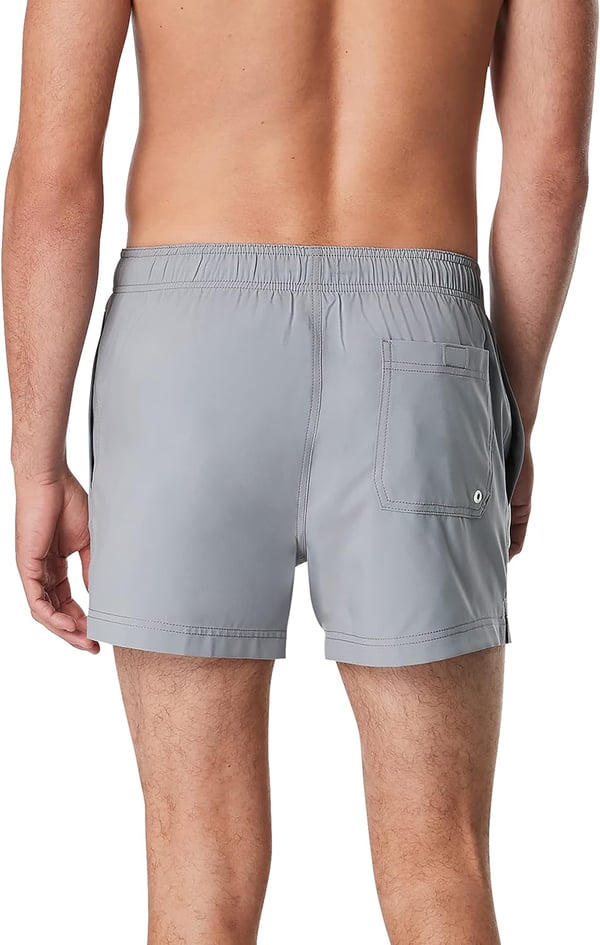 Speedo Mens Swim Trunk Short Length Redondo SolidMonument