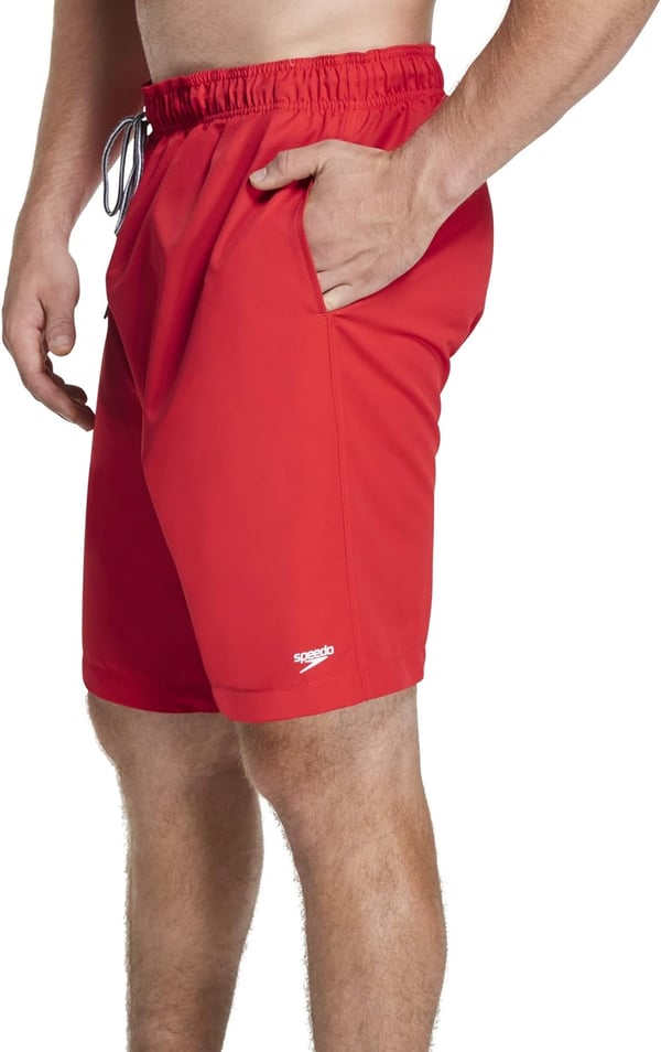 Speedo Mens Swim Trunk Big and Tall RedondoSpeedo Red