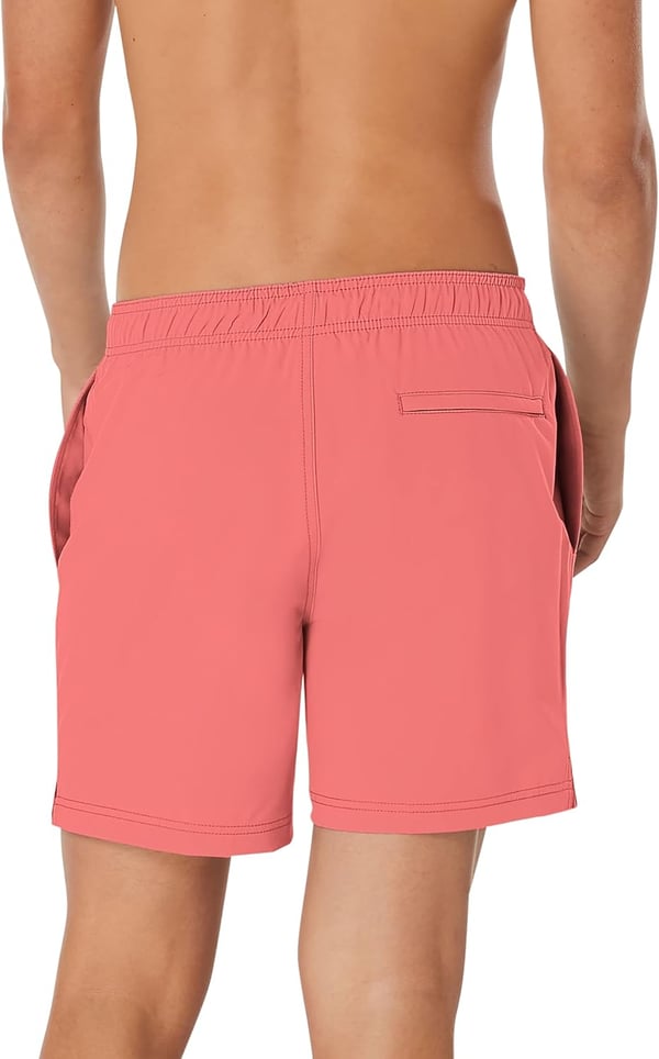 imageSpeedo Mens Swim Trunk Mid Length Redondo SolidCupid Coral