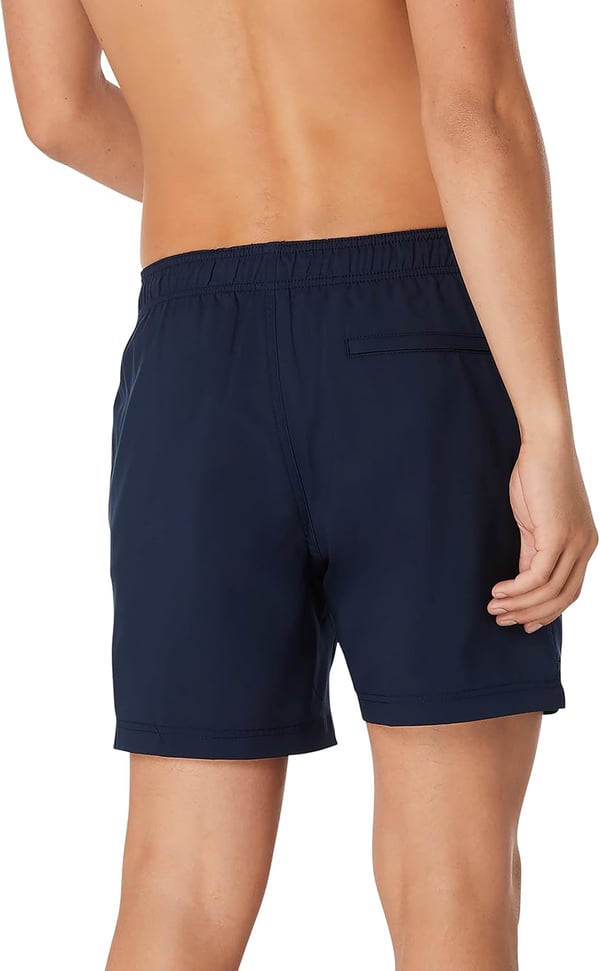 imageSpeedo Mens Swim Trunk Mid Length Redondo Solid2023 Peacoat