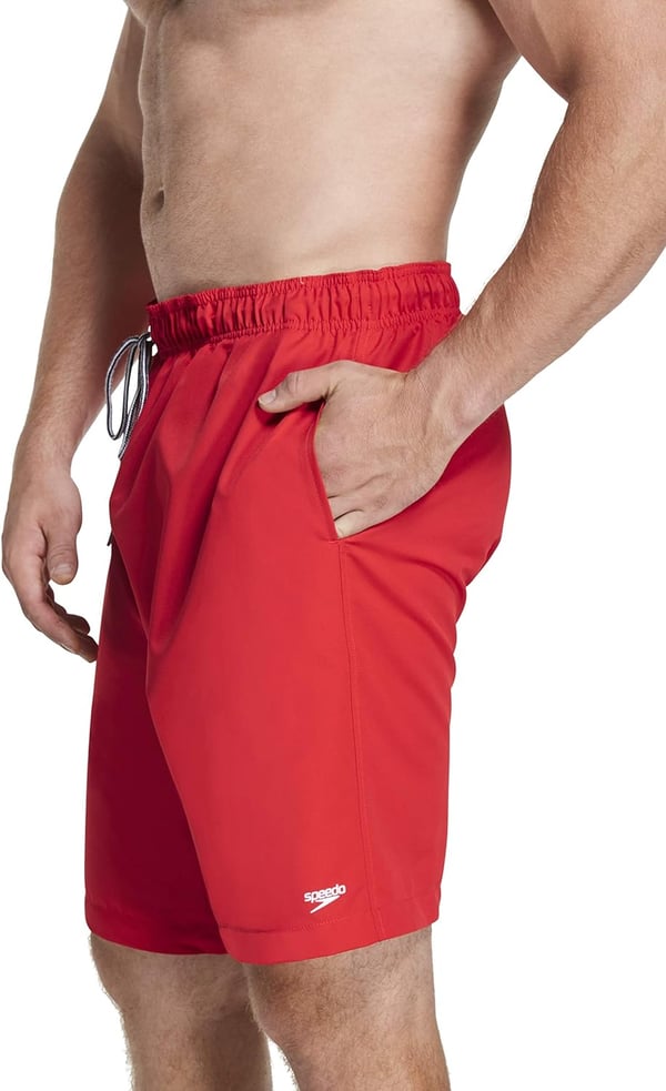 Speedo Mens Swim Trunk Big and Tall RedondoSpeedo Red