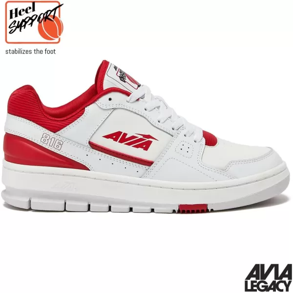 Avia 816 Men’s Basketball Shoes, Low Top Retro Sneakers for Indoor or Outdoor, Street or Court, Sizes 7 to 16