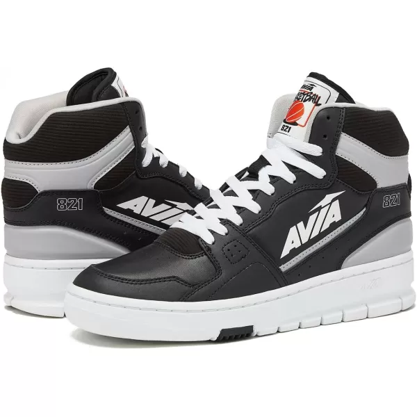 Avia 821 High Top Sneakers for Men, Indoor or Outdoor Mens Basketball Shoes, Size 7 to 16 Retro High Top Shoes Men or Women