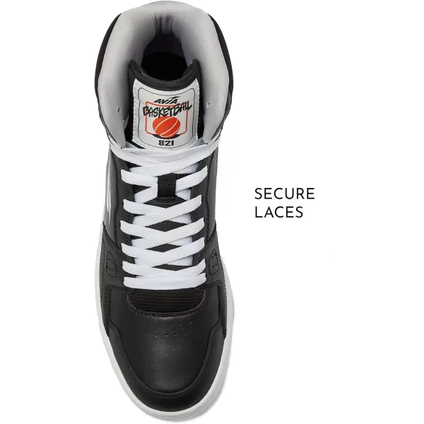 Avia 821 High Top Sneakers for Men, Indoor or Outdoor Mens Basketball Shoes, Size 7 to 16 Retro High Top Shoes Men or Women