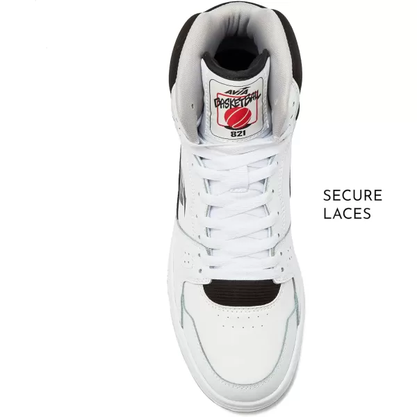 Avia 821 High Top Sneakers for Men, Indoor or Outdoor Mens Basketball Shoes, Size 7 to 16 Retro High Top Shoes Men or Women