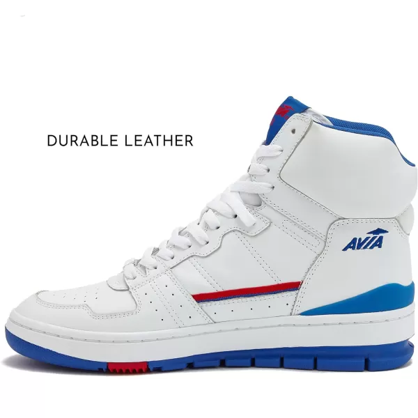 Avia 830 Men's Basketball Shoes, Retro High Top Sneakers for Men Indoor or Outdoor, Street or Court Size 7 to 16