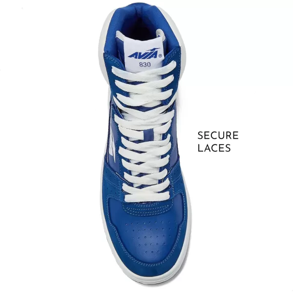 Avia 830 Men's Basketball Shoes, Retro High Top Sneakers for Men Indoor or Outdoor, Street or Court Size 7 to 16