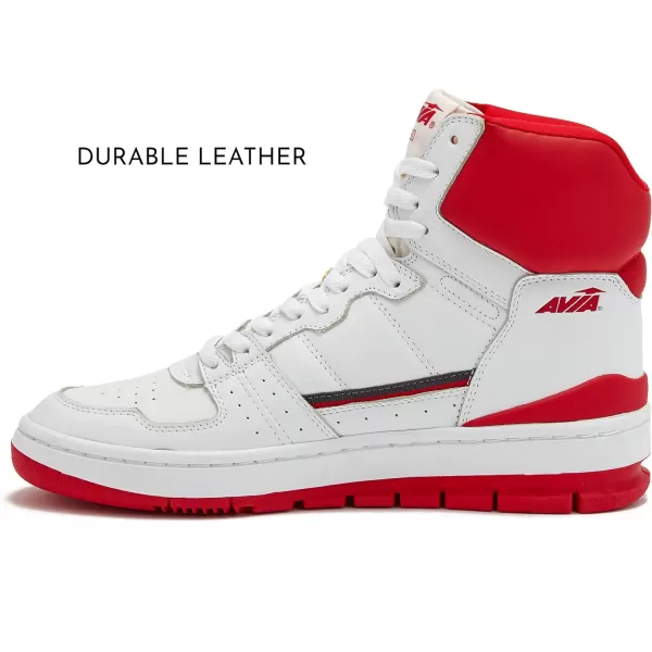 Avia 830 Men's Basketball Shoes, Retro High Top Sneakers for Men Indoor or Outdoor, Street or Court Size 7 to 16