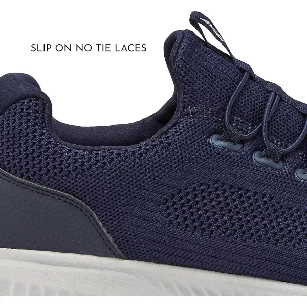 Avia Air Slip On Shoes for Men - Casual Comfortable Athletic Tennis Walking Sneakers for Men with Memory Foam - Sizes 7 to 16, Medium and Extra Wide Width - Black, Grey, Navy Blue &amp; White Mens Shoes