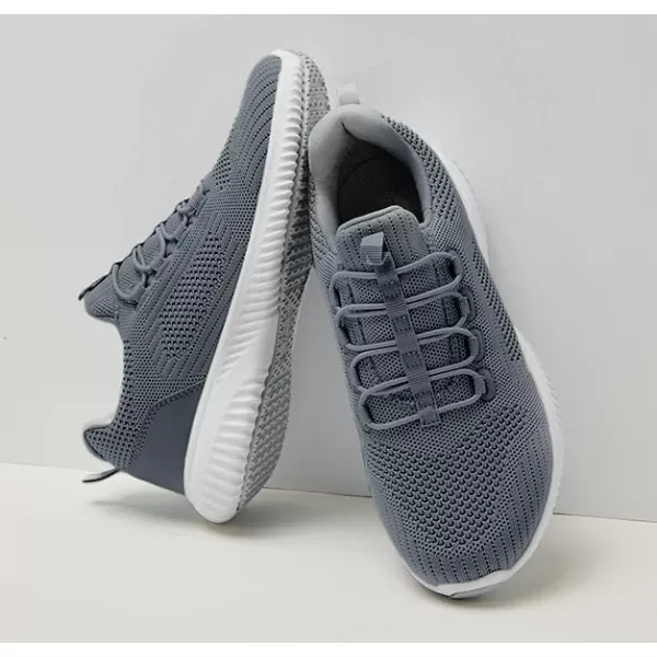 Avia Air Slip On Shoes for Men - Casual Comfortable Athletic Tennis Walking Sneakers for Men with Memory Foam - Sizes 7 to 16, Medium and Extra Wide Width - Black, Grey, Navy Blue &amp; White Mens Shoes