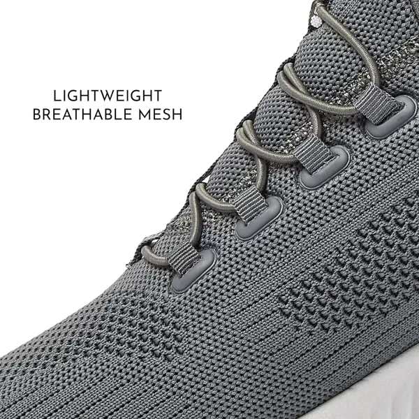 Avia Air Slip On Shoes for Men - Casual Comfortable Athletic Tennis Walking Sneakers for Men with Memory Foam - Sizes 7 to 16, Medium and Extra Wide Width - Black, Grey, Navy Blue &amp; White Mens Shoes