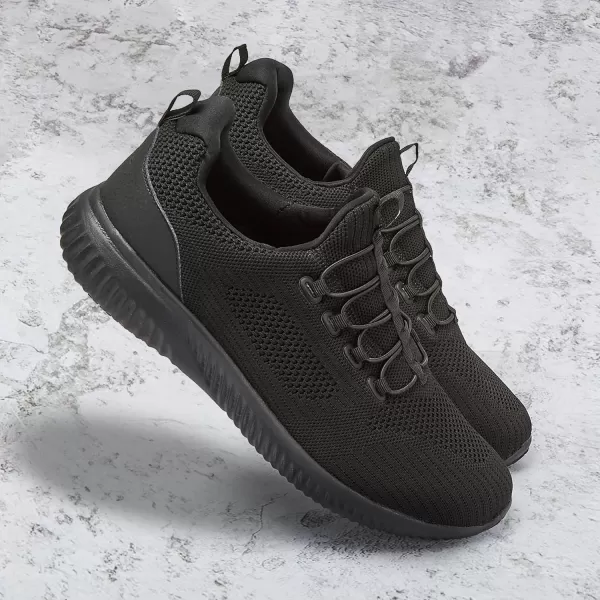 Avia Anchor SR Mesh Slip On Black Non Slip Shoes for Men, Water Resistant Mens Work Shoes &amp; Restaurant or Food Service Sneakers - Med or Wide Comfortable Slip Resistant Work Shoes Men, Safety Footwear