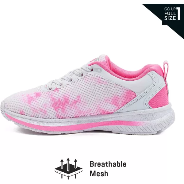 Avia Avi Factor Slip On Girls' Sneakers - Lightweight Tennis, Athletic, Running Shoes for Girls - Toddler, Little Kid, and Big Kid Sizes 11 to 6