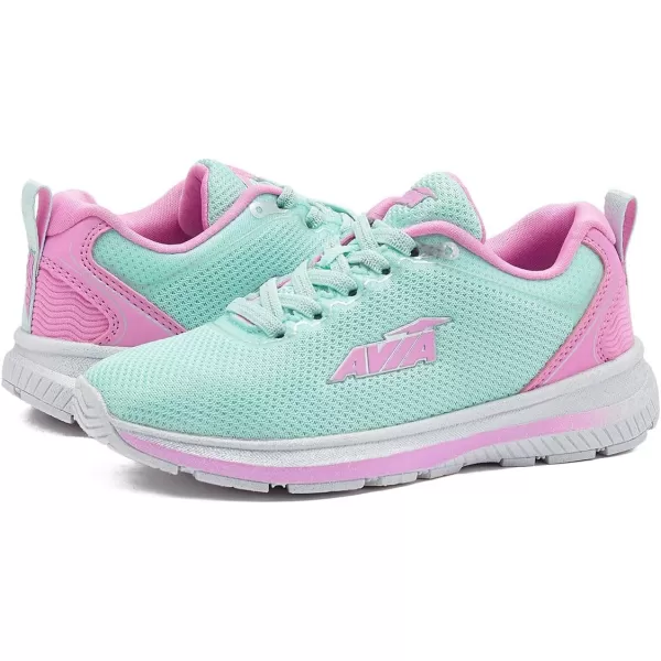 Avia Avi Factor Slip On Girls' Sneakers - Lightweight Tennis, Athletic, Running Shoes for Girls - Toddler, Little Kid, and Big Kid Sizes 11 to 6