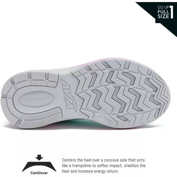 Avia Avi Factor Slip On Girls' Sneakers - Lightweight Tennis, Athletic, Running Shoes for Girls - Toddler, Little Kid, and Big Kid Sizes 11 to 6