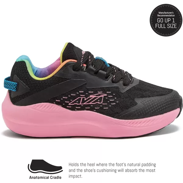 Avia Avi-Storm Girls' Sneakers - Lightweight Tennis, Athletic, Running Shoes for Girls - Toddler, Little Kid, and Big Kid Sizes 11 to 6