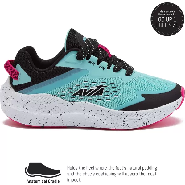 Avia Avi-Storm Girls' Sneakers - Lightweight Tennis, Athletic, Running Shoes for Girls - Toddler, Little Kid, and Big Kid Sizes 11 to 6