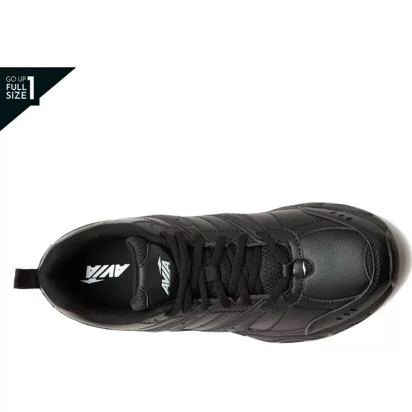 Avia Avi-Union II Non Slip Shoes for Men Food Service - Comfort Restaurant Work Men's Shoes, Black or White Slip Resistant Shoes for Men, Medium, Wide or Extra Wide