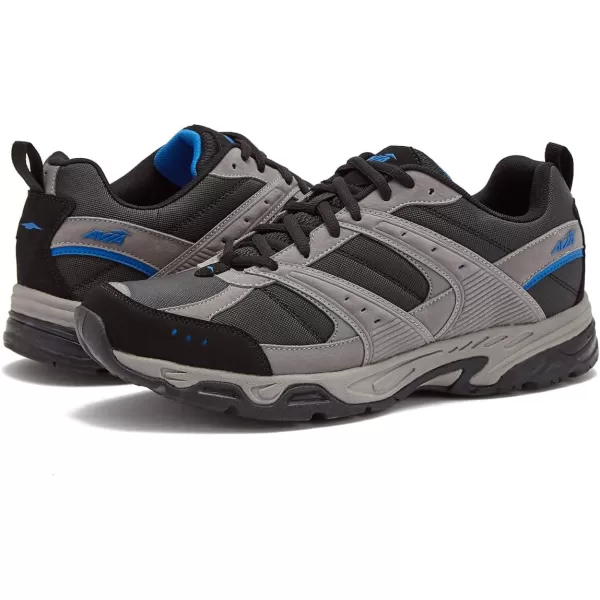 Avia Avi-Verge Mens Sneakers - Cross Trainer Mens Tennis Shoes, Pickleball or Walking Shoes for Men, Medium or Extra Wide Width Court Shoes Size 7 to 16