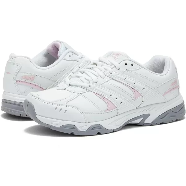 Avia Verge Womens Sneakers - Tennis, Court, Cross Training, or Pickleball Shoes for Women, Classic Black or Walking White Sneakers with Arch Support, Wide Width or Medium