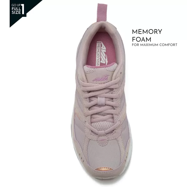 Avia Verge Womens Sneakers - Tennis, Court, Cross Training, or Pickleball Shoes for Women, Classic Black or Walking White Sneakers with Arch Support, Wide Width or Medium