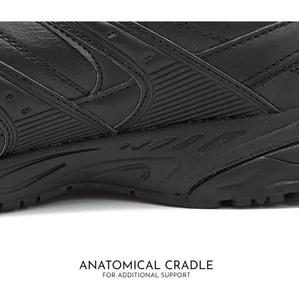 Avia Verge Womens Sneakers - Tennis, Court, Cross Training, or Pickleball Shoes for Women, Classic Black or Walking White Sneakers with Arch Support, Wide Width or Medium