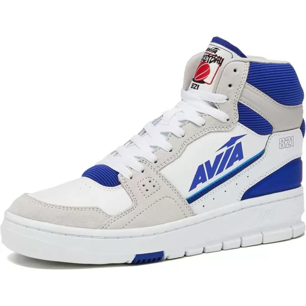Avia 821 High Top Sneakers for Men, Indoor or Outdoor Mens Basketball Shoes, Size 7 to 16 Retro High Top Shoes Men or Women