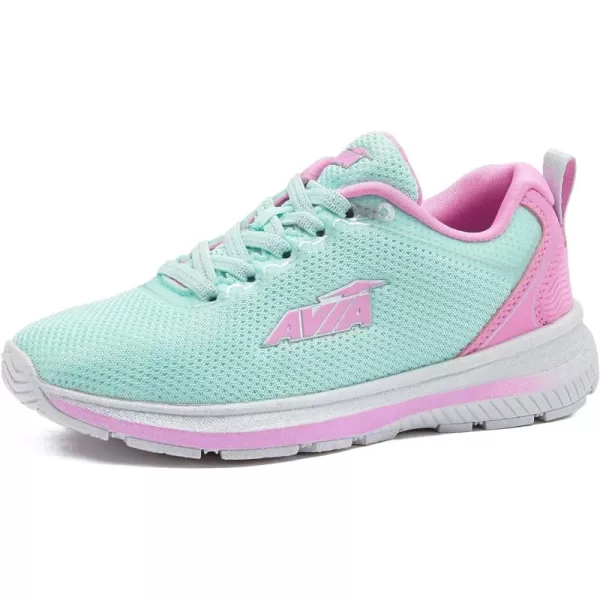 Avia Avi Factor Slip On Girls' Sneakers - Lightweight Tennis, Athletic, Running Shoes for Girls - Toddler, Little Kid, and Big Kid Sizes 11 to 6