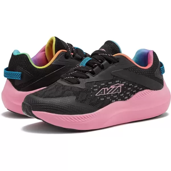Avia Avi-Storm Girls' Sneakers - Lightweight Tennis, Athletic, Running Shoes for Girls - Toddler, Little Kid, and Big Kid Sizes 11 to 6