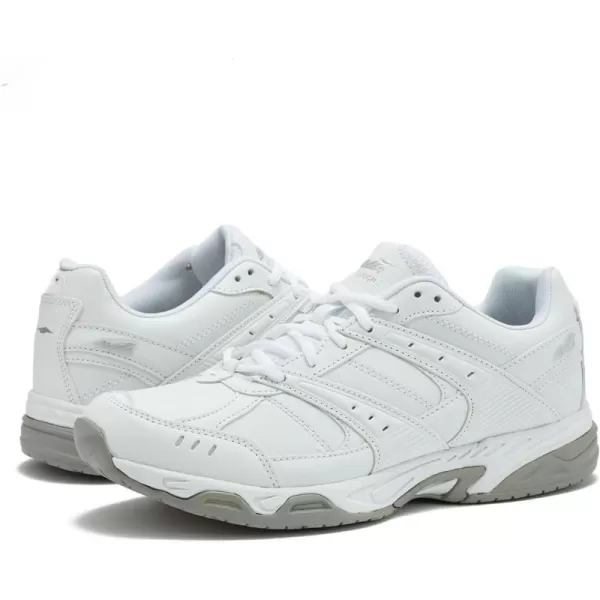 Avia Avi-Union II Non Slip Shoes for Women - Lace Up Comfort Women's Work or Walking Sneakers, Medium or Wide, Black or White