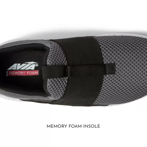 Avia Avi-Play Slip On Boys and Girls Sneakers - Lightweight Tennis, Athletic, No Tie Girls and Boys Shoes - Little and Big Kids Tennis Shoes Size 11-7 - Black, Navy Blue, Grey, White, Pink or Purple