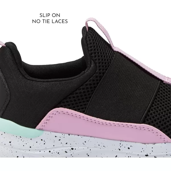 Avia Avi-Play Slip On Boys and Girls Sneakers - Lightweight Tennis, Athletic, No Tie Girls and Boys Shoes - Little and Big Kids Tennis Shoes Size 11-7 - Black, Navy Blue, Grey, White, Pink or Purple
