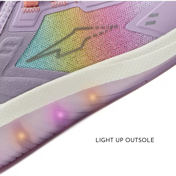 Avia Spark Slip On LED Light Up Boys and Girls Sneakers - Lightweight Tennis, Athletic, Kids and Toddler Light Up Shoes for Girls and Boys - Little Kid Shoes Size 11-3