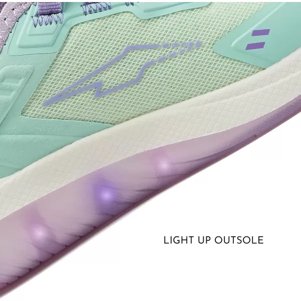 Avia Spark Slip On LED Light Up Boys and Girls Sneakers - Lightweight Tennis, Athletic, Kids and Toddler Light Up Shoes for Girls and Boys - Little Kid Shoes Size 11-3